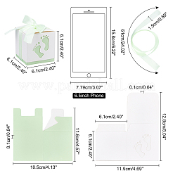 Бумажная подарочная коробка CON-WH0080-53B