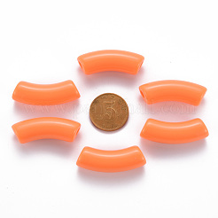 Непрозрачные акриловые бусины MACR-S372-001B-S025