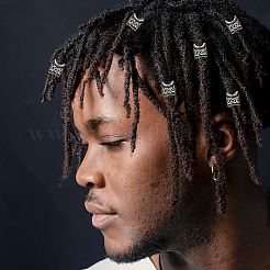 2 набор 2-х цветных европейских бусин из сплава FIND-HY0003-11