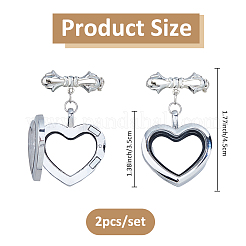 2шт латунная брошь&nbsp;JEWB-FH00021