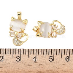 Латунные микро проложить кубического циркония подвески&nbsp;KK-L256-17G