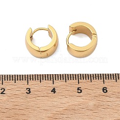 Pendientes de aro anchos de acero inoxidable 201&nbsp;EJEW-D354-16G