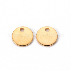 201 нержавеющая сталь штампованные пустые бирки подвески STAS-T058-8mm-G