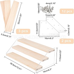 3-ярусные акриловые витрины ODIS-WH0006-08