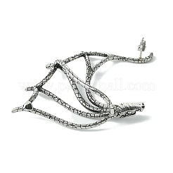 Серьги-манжеты из хирургической нержавеющей стали 316&nbsp;EJEW-E300-18AS-05