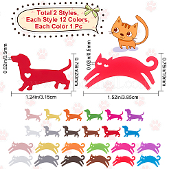 4 набор из 4 силиконовых маркеров для бокалов DIY-GF0005-75