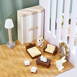 20 Stück Holzblatt-Miniatur-Ornamente&nbsp;DIY-WH0661-57C
