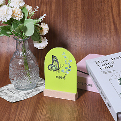 Акриловые карточки с местами для стола AJEW-WH0060-09A