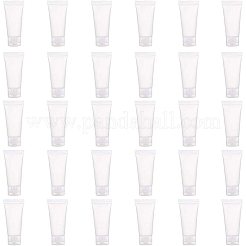 20 ml nachfüllbare Flaschen mit Flip-Top-Verschluss aus mattem PE-Kunststoff&nbsp;LS-MRMJ-WH0024-01A