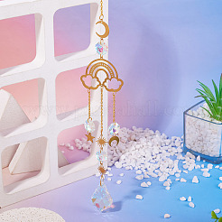 1 Stück facettierte Glas-Sonnenfänger-Anhänger-Dekorationen&nbsp;AJEW-TA0002-91