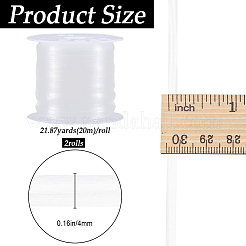Плоский невидимый эластичный ремешок из термопластичного полиуретана (ТПУ)&nbsp;EW-GF0001-05A