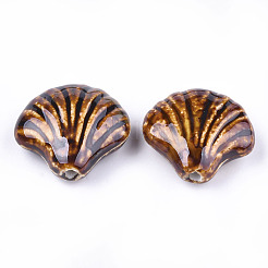 Фарфоровые бусины ручной работы&nbsp;PORC-S498-36D