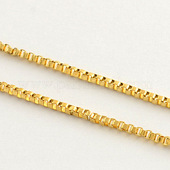 Ожерелья из нержавеющей стали 304 с коробчатой цепочкой&nbsp;X-NJEW-R223-01