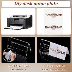 Акриловый держатель для палатки с номером стола&nbsp;DIY-WH0430-644