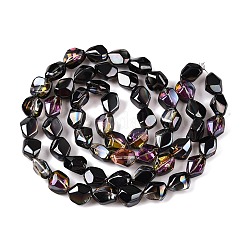 Стеклянные бусины с гальваническим покрытием &nbsp;EGLA-T021-10K