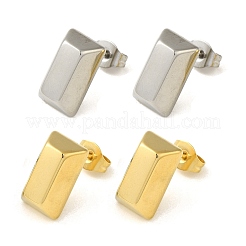 Серьги-гвоздики из нержавеющей стали 304 с вакуумным покрытием PVD&nbsp;EJEW-C099-06GP