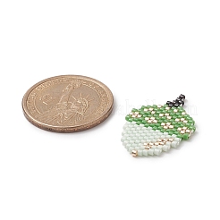 3 pz 3 colori fatti a mano miyuki giapponese seme telaio perline modello&nbsp;PALLOY-MZ00073