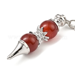 Маятники для биолокации из натурального сердолика G-K338-29P-02