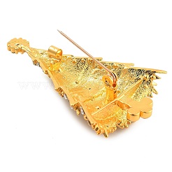 Рождественская тема сплава красочные броши со стразами JEWB-S022-02D-G