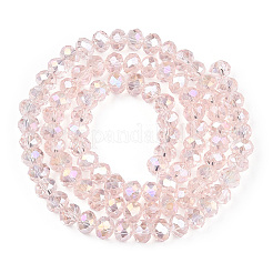 Стеклянные бусины с гальваническим покрытием &nbsp;EGLA-A034-T6mm-B36