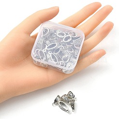 50 шт. 5 стильные тибетские поручни из цинкового сплава FIND-YW0003-14