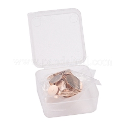 32 pieza de accesorios para pendientes de acero inoxidable 304 de tamaño 8&nbsp;STAS-LS0001-10RG