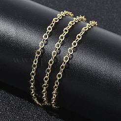 Colliers à chaîne en laiton de 2.2 mm pour femmes&nbsp;KK-CBA2293-03G