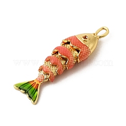 Латунь эмаль подвески&nbsp;KK-CJC0013-15G-02