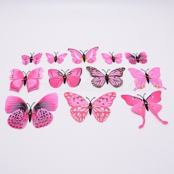 PVC Schmetterling Wanddekorationen&nbsp;DIY-WH0221-35B