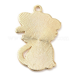 Подвески из эмалевого сплава с покрытием из легкого золота&nbsp;ENAM-L041-01D