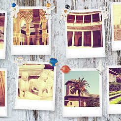 20 шт. 10 стиля железные кнопки для рисования в космической тематике&nbsp;AJEW-DR00040