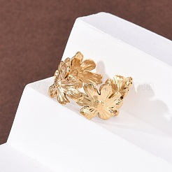 Кольца-манжеты из нержавеющей стали 304 для женщин&nbsp;RJEW-K309-37A-G