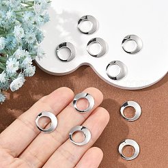 Messing flache runde Charms&nbsp;XGR0119P-108P