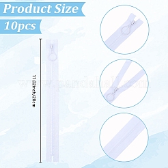 10 Stück Polyester-Reißverschlüsse für Bekleidungszubehör&nbsp;DIY-DJ0001-54