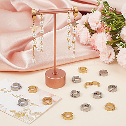 16 шт. 2 цвета фурнитура для амбушюр из нержавеющей стали 304 STAS-BBC0003-23