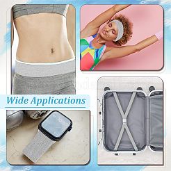 Плоская эластичная резинка из полиэстера с блестками OCOR-WH0086-13B