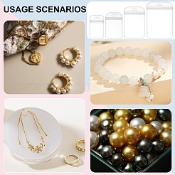 160 шт. 4 вида прозрачных пластиковых пакетов с застежкой-молнией OPP-BC0001-12