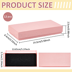 Schmuck- und Uhrenverpackungskartons aus Papier&nbsp;CON-WH0089-258C