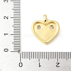 Латунные микро проложить кубического циркония подвески&nbsp;KK-U053-07G