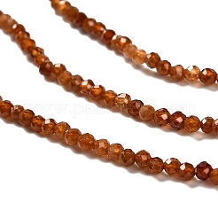 Натуральный оранжевый гранатовый бисер пряди&nbsp;LS-G-RM2025-03-2.5mm