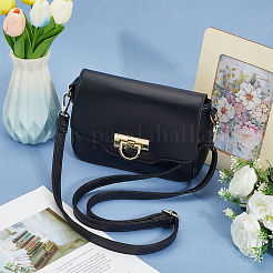 1 шт. плоские черные лямки из искусственной кожи для сумки&nbsp;FIND-BBC0004-48A