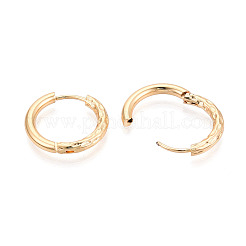 Boucles d'oreilles créoles en acier inoxydable 304&nbsp;STAS-T074-23G