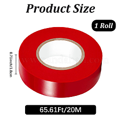 1 rouleau de ruban adhésif imperméable en plastique PVC&nbsp;FIND-CP0003-30C