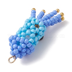 Подвески ручной работы из стеклянных бусин в форме осьминога&nbsp;PALLOY-MZ00934