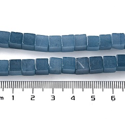 Природные окрашенные белого нефрита нитей бисера G-Q008-C01-01H