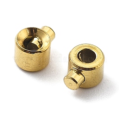 Placcatura ionica (ip) perline di crimpatura in acciaio inossidabile 304&nbsp;STAS-L216-51G