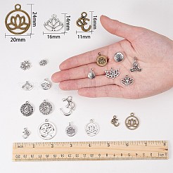 Подвески для темы йоги с тибетским стилем&nbsp;TIBE-SC0002-01