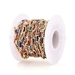 Латунные прямоугольные звенья ручной работы CHC-N024-07KCG