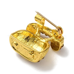 Модные золотые цинковые сплавы эмалевые булавки JEWB-D068-01G-06