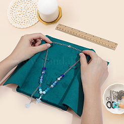 Бархатные мешочки для хранения украшений с откидной крышкой&nbsp;AJEW-WH0609-435B